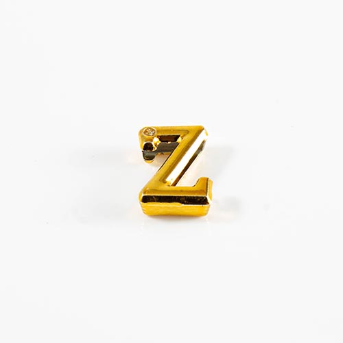 10 Letras Z Douradas