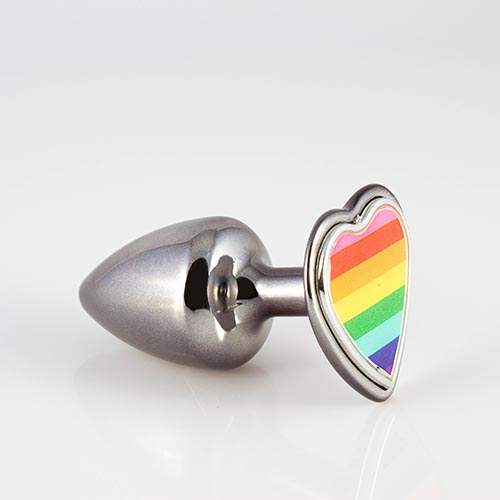 Plug Coração Pride Ônix